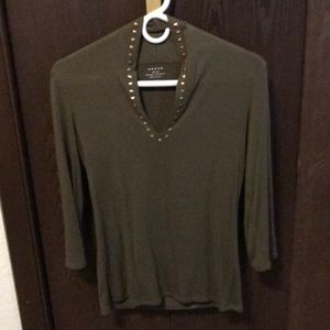 Moss green top